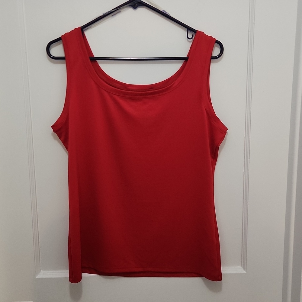 Peter Nygard Women's Red Sleeveless Tank Top Size Medium